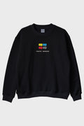 Youth Worker 2 Siyah Bisiklet Yaka Sweatshirt