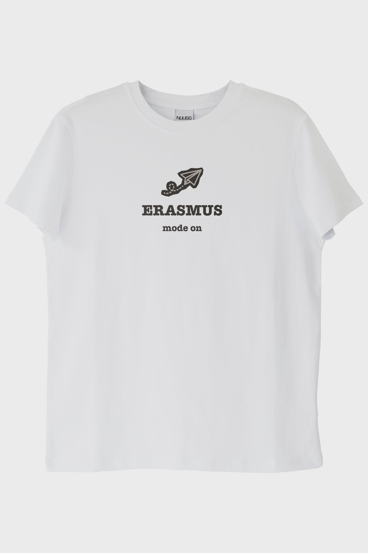 Erasmus Mode On Beyaz Tişört Beyaz
