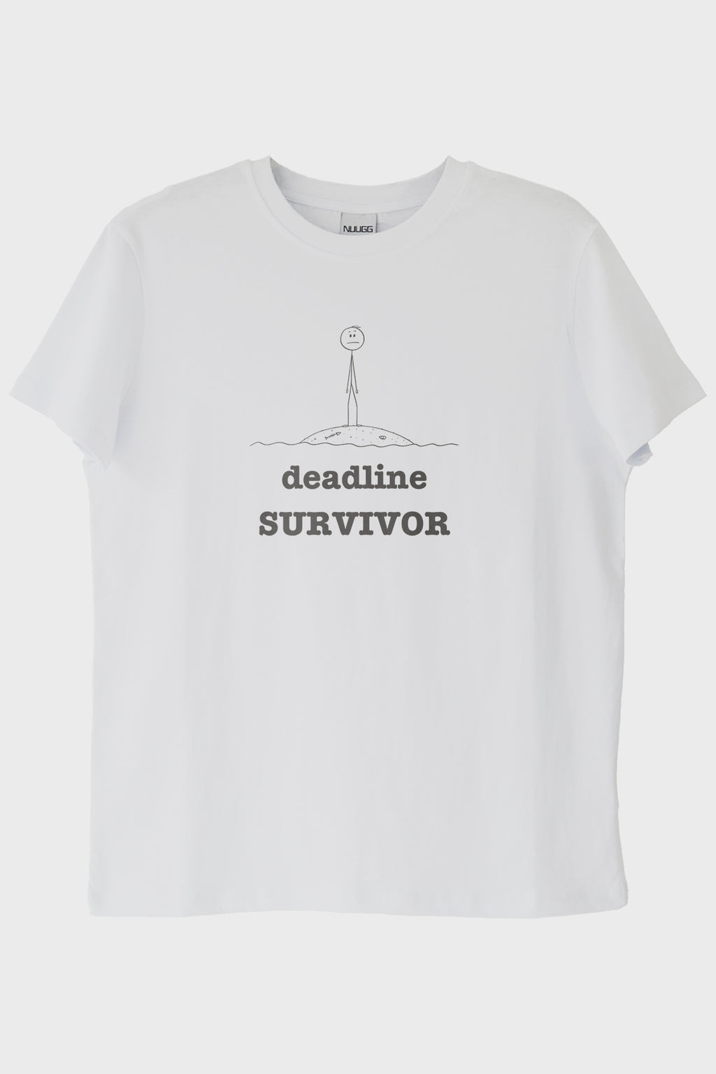 Deadline Survivor Beyaz Tişört Beyaz