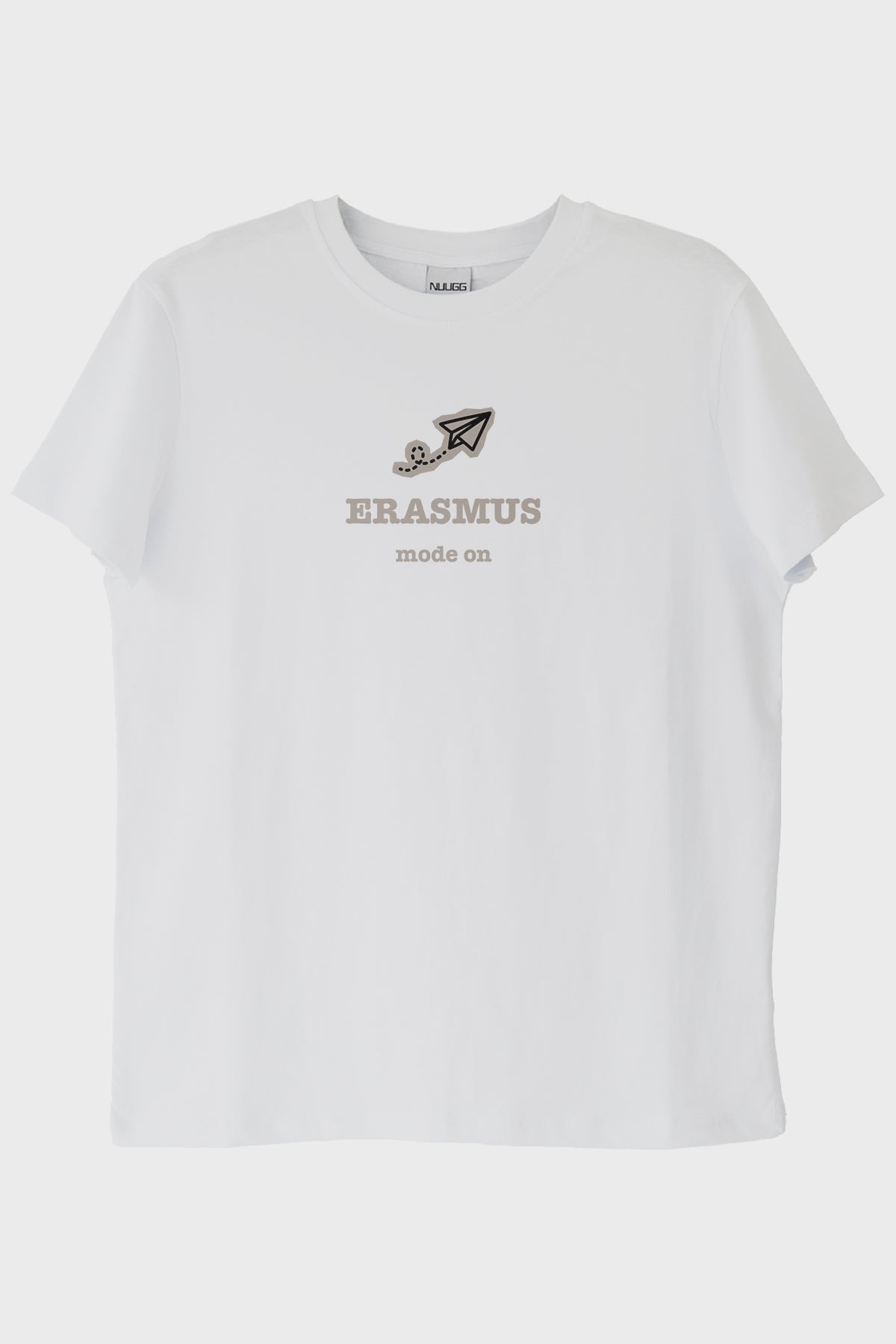 Erasmus Mode On Beyaz Tişört Beyaz