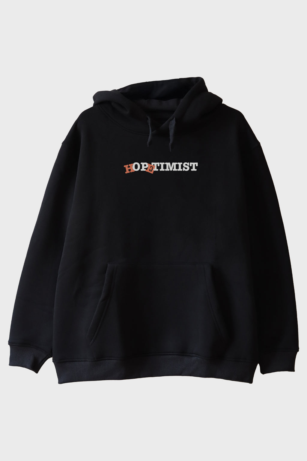 Hopetimist Siyah Hoodie