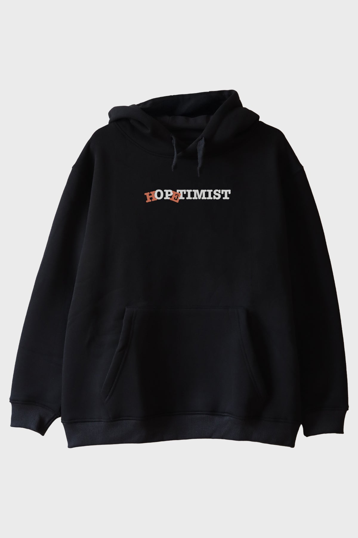 Hopetimist Siyah Hoodie