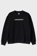 Hopetimist Siyah Bisiklet Yaka Sweatshirt