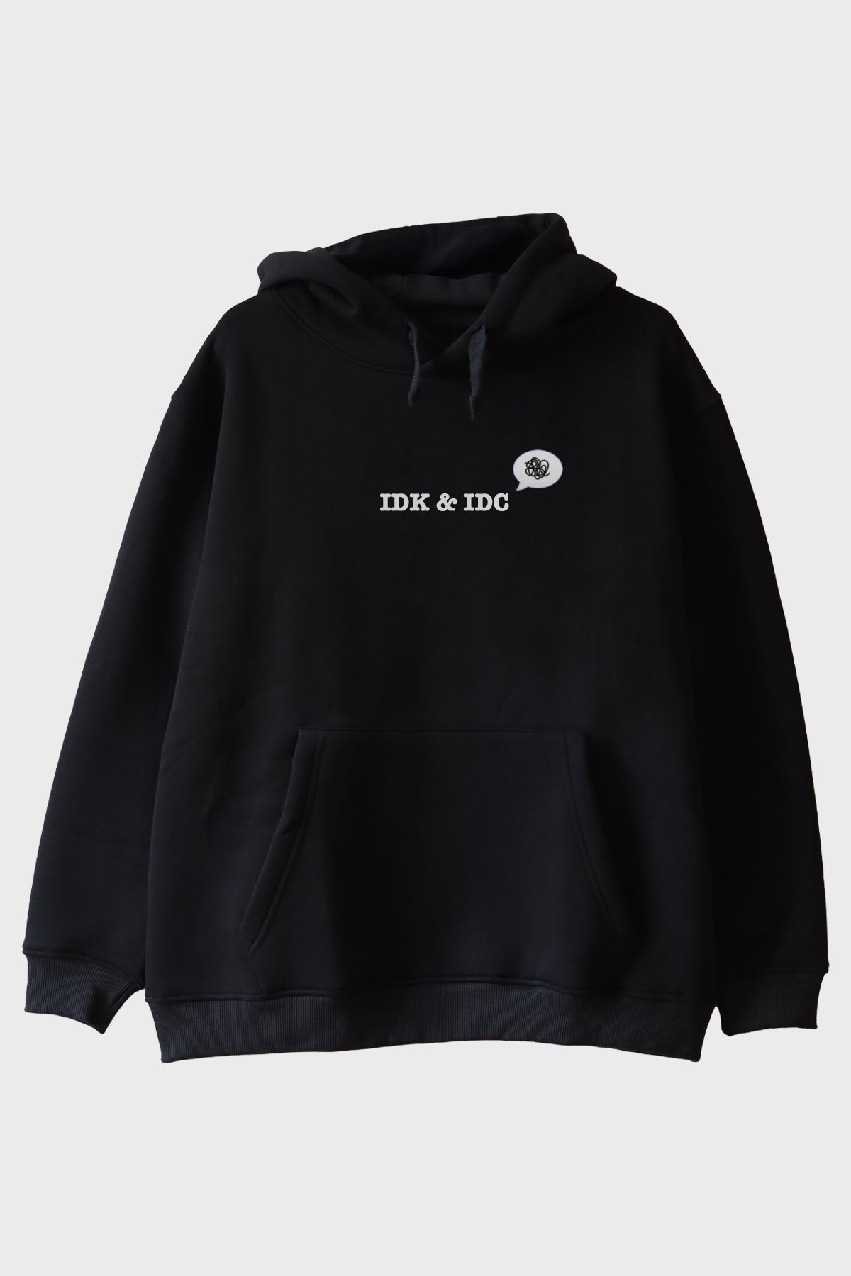 IDK & IDC Siyah Hoodie