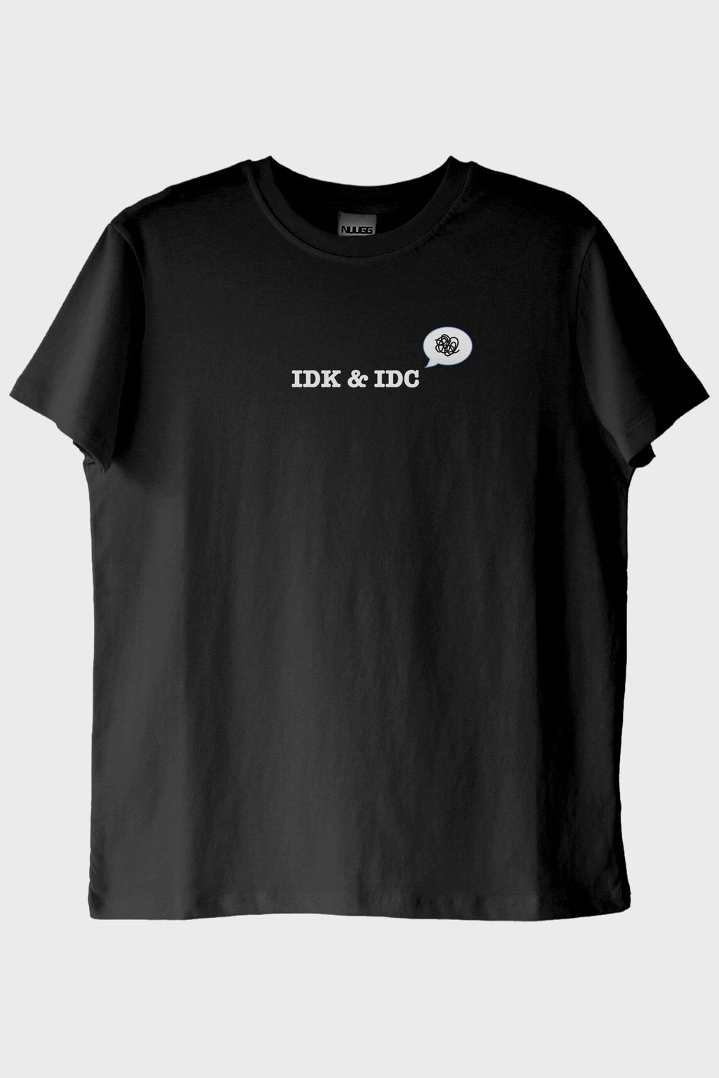 IDK & IDC Siyah Tişört