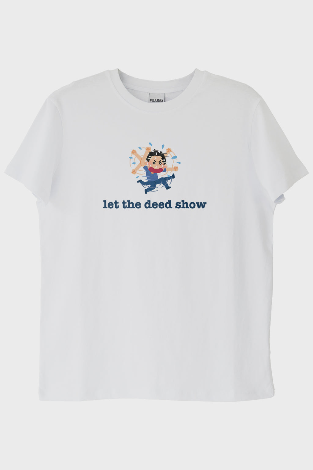 Let The Deet Show Beyaz Tişört Beyaz