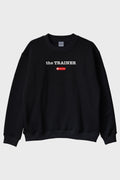 The Trainer Siyah Bisiklet Yaka Sweatshirt